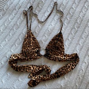 HANDMADE KIKIKINIS LEOPARD TOP